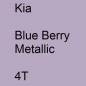 Preview: Kia, Blue Berry Metallic, 4T.